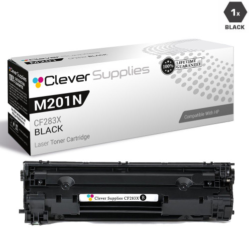 CS Compatible Replacement for HP M201N Toner Cartridges Black (CF283X)