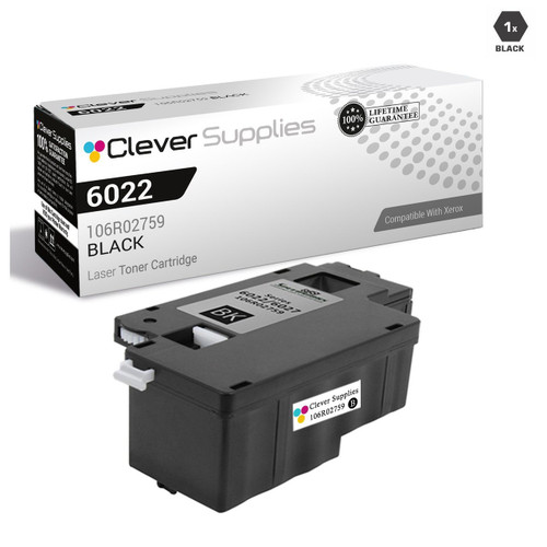 Compatible Xerox 6022 Toner Cartridges Black (106R02759)