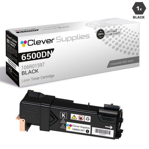 Compatible Xerox Phaser 6500DN  Toner Cartridges Black (106R01597)