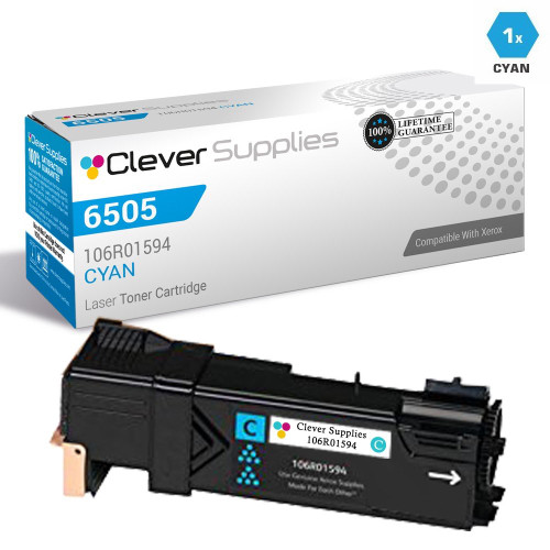 Compatible Xerox WorkCentre 6505  Toner Cartridges Cyan (106R01594)