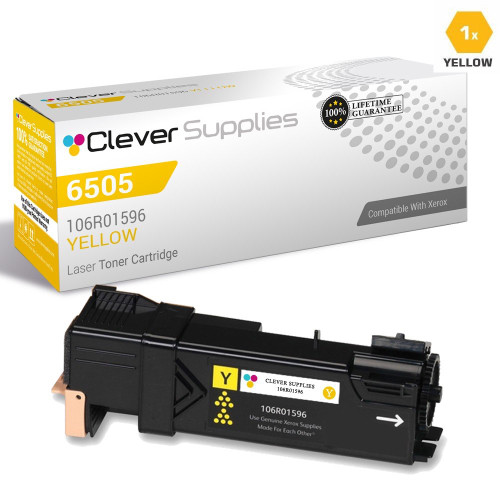 Compatible Xerox WorkCentre 6505  Toner Cartridges Yellow (106R01596)
