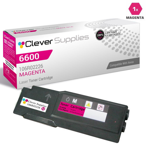 Compatible Xerox 6600 Toner Cartridges Magenta (106R02226)