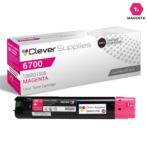 Compatible Xerox 6700 Toner Cartridges Magenta (106R01508)