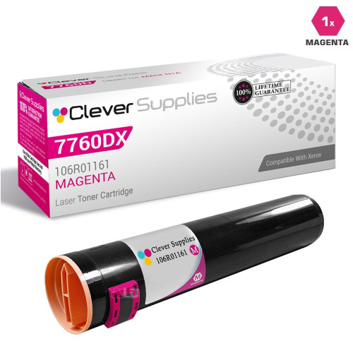 Compatible Xerox Phaser 7760DX  Toner Cartridges Magenta (106R01161)
