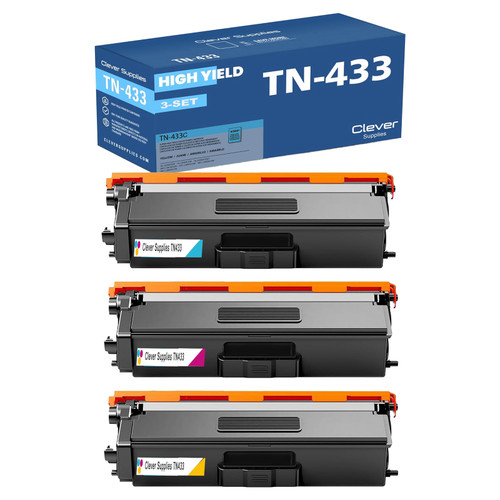Compatible Brother TN431 Toner Cartridge 3 Color Set (TN431C, TN431M, TN431Y)