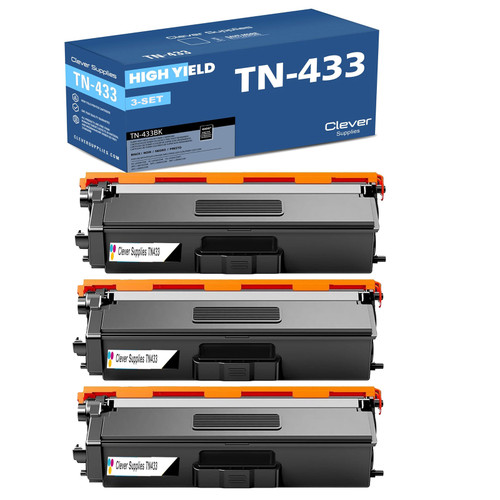 Compatible Brother TN431 Toner Cartridge 3 Black (TN431BK)