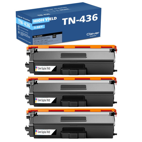 Compatible Brother TN436 Toner Cartridge 3 Black (TN436BK)