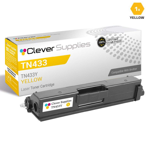 Compatible Brother HL-L8360CDWT Toner Cartridge Yellow (TN433Y)