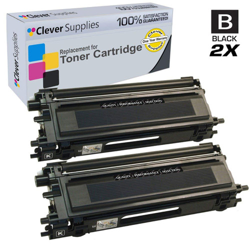 Compatible Brother TN110 Toner Cartridge 2 Black (TN110BK)