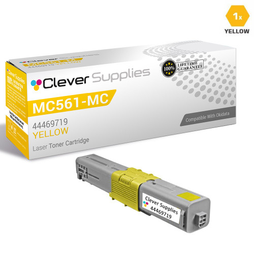 Compatible Okidata C530DN Toner Cartridge Yellow (44469719)