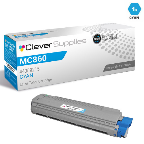 Compatible Okidata MC860 Toner Cartridge Cyan (44059215)