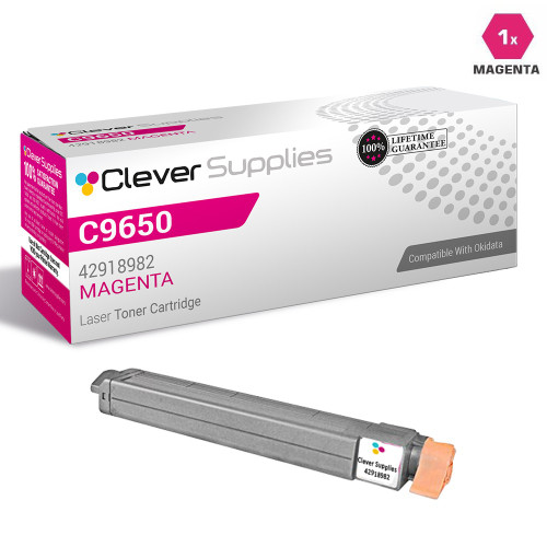 Compatible Okidata C9650 Toner Cartridge Magenta (42918982)