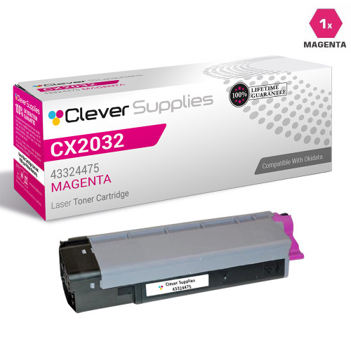 Compatible Okidata CX2032 Toner Cartridge Magenta (43324475)
