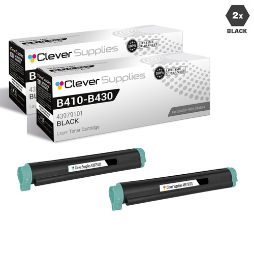 Compatible Okidata B410 Toner Cartridge 2 Black (43979101)