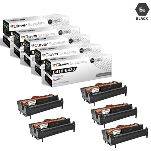 Compatible Okidata B410 Drum Unit 5 Black (43979001)