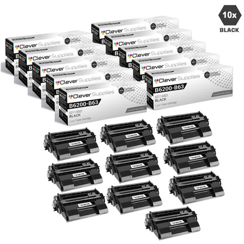 Compatible Okidata B6200 Toner Cartridge 10 Black (52114501)