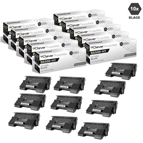 Compatible Okidata B6500 Toner Cartridge 10 Black (52116002)