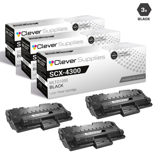 Compatible Samsung SCX-4300 Toner Cartridge 3 Black (MLT-D109S)