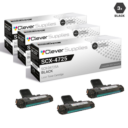 Compatible Samsung SCX-4725 Toner Cartridge 3 Black (SCX-D4725A)