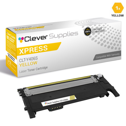 Compatible Samsung Xpress C460FW Toner Cartridge Yellow (CLT-Y406S)