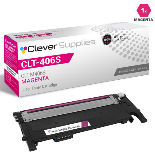 Compatible Samsung CLX-3300 Toner Cartridge Magenta (CLT-M406S)