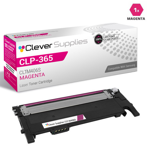 Compatible Samsung CLP-365 Toner Cartridge Magenta (CLT-M406S)