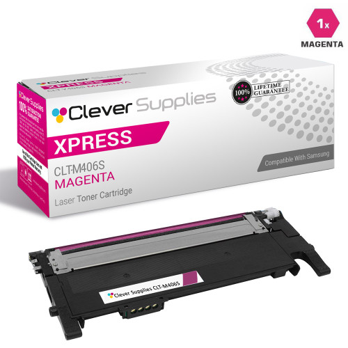 Compatible Samsung Xpress C410W Toner Cartridge Magenta (CLT-M406S)