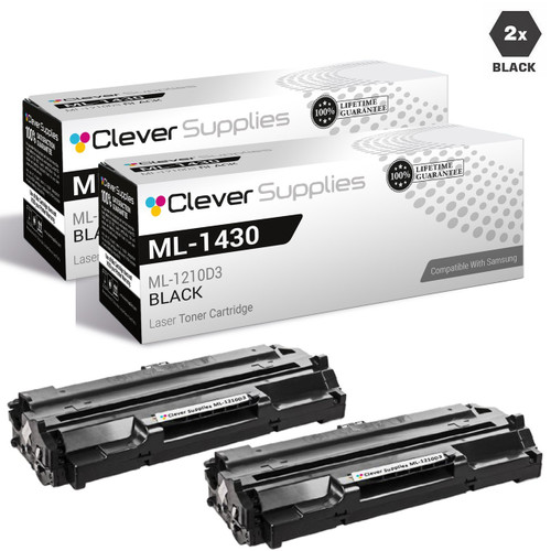 Compatible Samsung ML-1430 Toner Cartridge 2 Black (ML-1210D3)