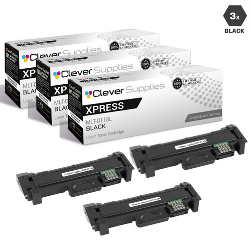 Compatible Samsung Xpress M3015DW Toner Cartridge 3 Black (MLT-D118L)