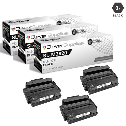 Compatible Samsung SL-M3820 Toner Cartridge 3 Black (MLT-D203E)