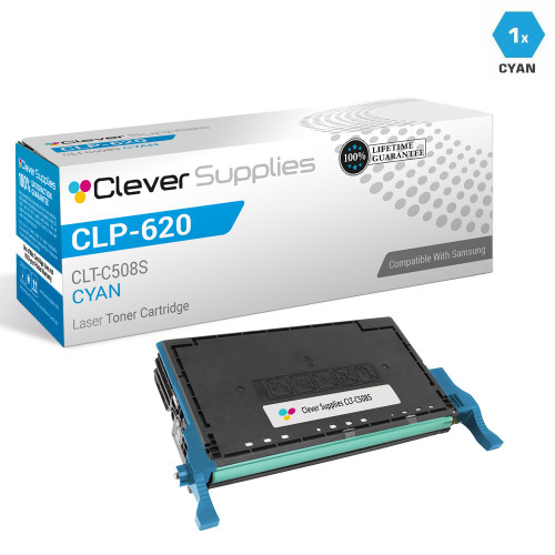 Compatible Samsung CLP-620 Toner Cartridge Cyan (CLT-C508S)