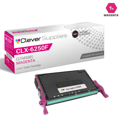 Compatible Samsung CLX-6250FX Toner Cartridge Magenta (CLT-M508S)