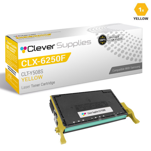 Compatible Samsung CLX-6250FX Toner Cartridge Yellow (CLT-Y508S)