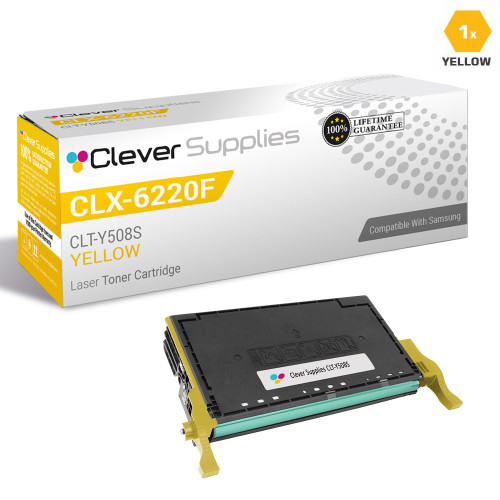Compatible Samsung CLX-6220FX Toner Cartridge Yellow (CLT-Y508S)