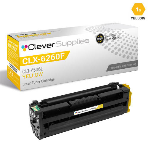 Compatible Samsung CLX-6260FD Toner Cartridge Yellow (CLT-Y506L)