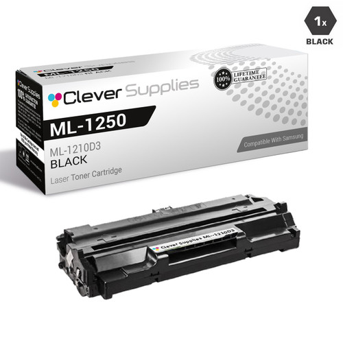 Compatible Samsung ML-1250 Toner Cartridge Black (ML-1210D3)