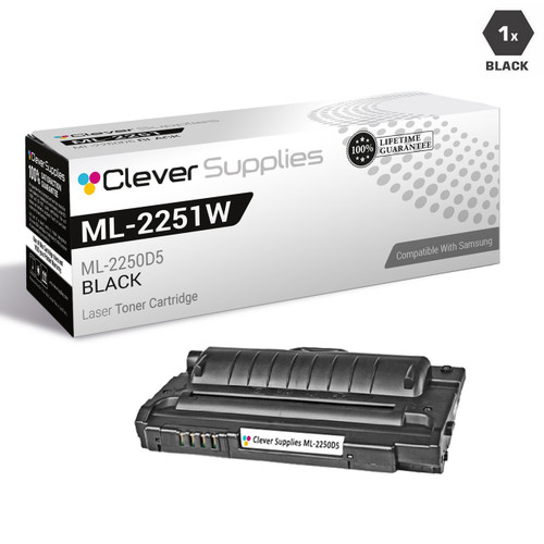 Compatible Samsung ML-2251W Toner Cartridge Black (ML-2250D5)