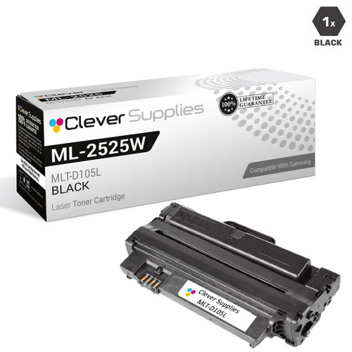 Compatible Samsung ML-2525W Toner Cartridge Black (MLT-D105L)