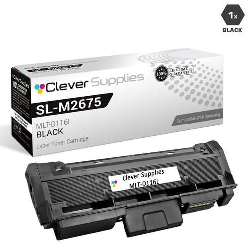 Compatible Samsung SL-M2675F Toner Cartridge Black (MLT-D116L)