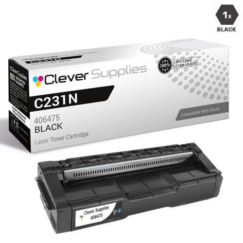Compatible Ricoh C231N Toner Cartridge Black (406475)