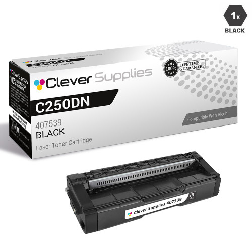 Compatible Ricoh C250DN Toner Cartridge Black (407539)