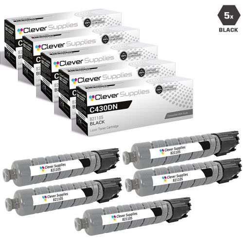 Compatible Ricoh C430DN Toner Cartridge 5 Black (821105) Compatible Ricoh C430DN Toner Cartridge 5 Black (821105)