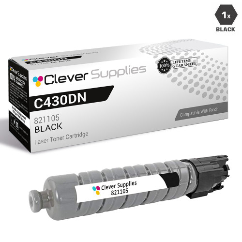 Compatible Ricoh C430DN Toner Cartridge Black (821105)