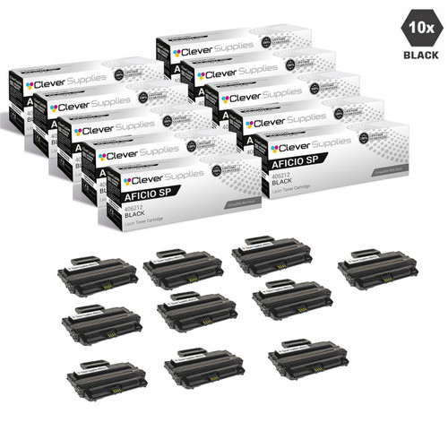 Compatible Ricoh Aficio SP 3300 Toner Cartridge 10 Black (406212)