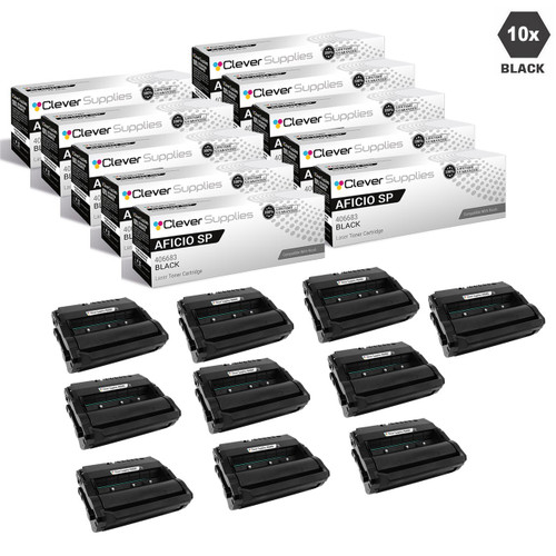 Compatible Ricoh Aficio SP 5200DN Toner Cartridge 10 Black (406683)