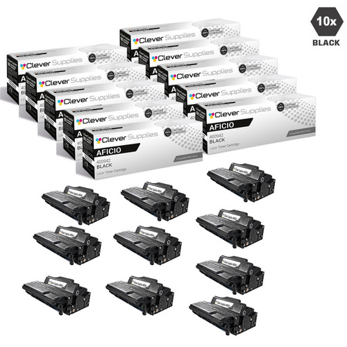 Compatible Ricoh Aficio AP400 Toner Cartridge 10 Black (400942)