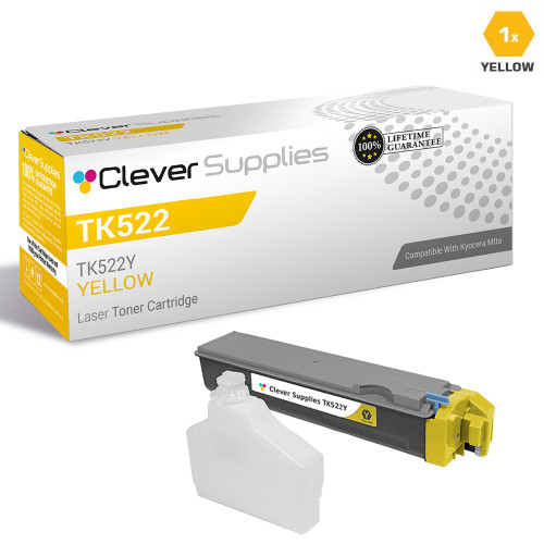 Compatible Kyocera-Mita TK522 Toner Cartridge Yellow (TK522Y)