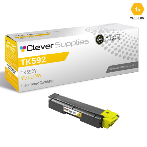 Compatible Kyocera-Mita TK592 Toner Cartridge Yellow (TK592Y)