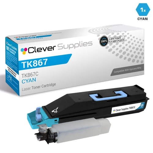 Compatible Kyocera-Mita TK867 Toner Cartridge Cyan (TK867C)