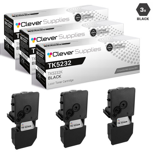 Compatible Kyocera-Mita TK5232 Toner Cartridge 3 Black (TK5232K)